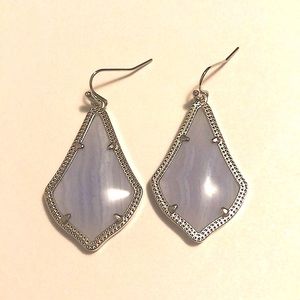 Kendra scott Alex Silver earrings